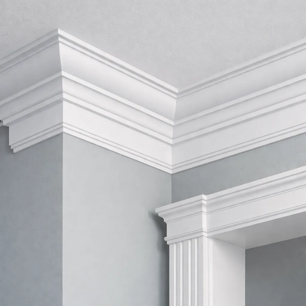 High-End Crown Molding Installation