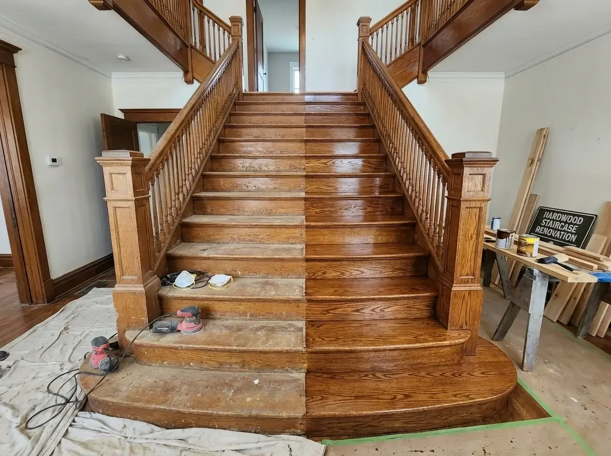 Hardwood Staircase Renovation